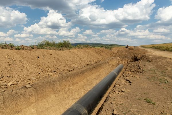 Gas Line Trenching in Gainesville