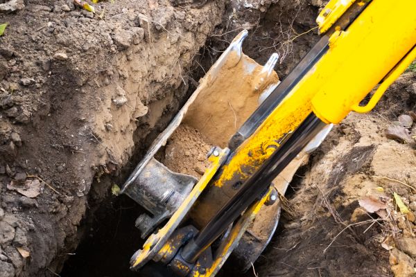 Downspout Trenching in Gainesville