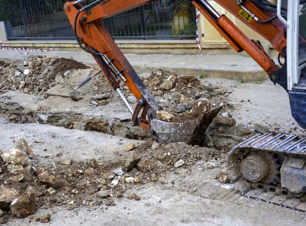 Gas Line Excavation in Gainesville