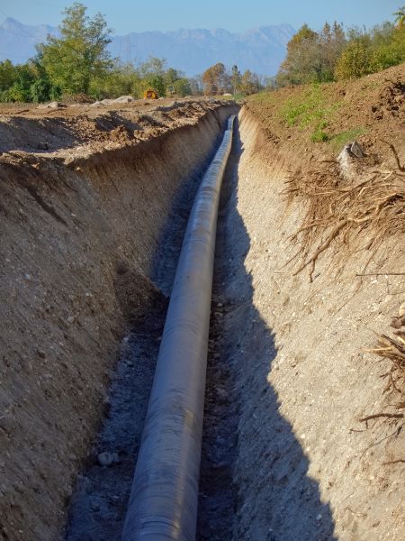 Gas Pipe Trenching in Gainesville