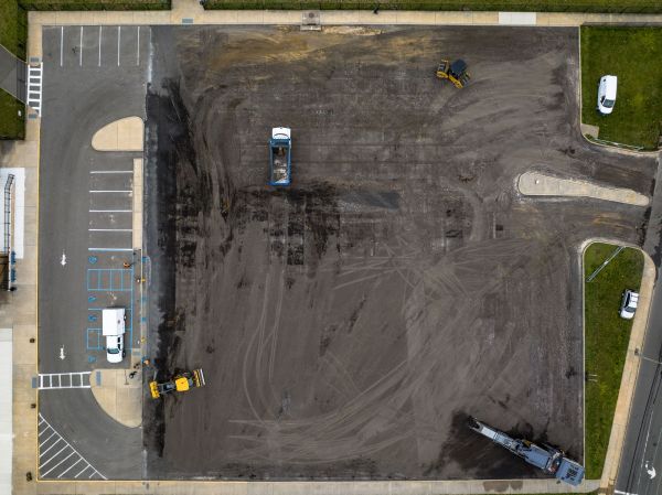 Parking Lot Excavation in Gainesville