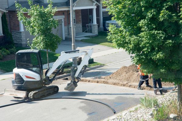 Electrical Line Trenching in Gainesville